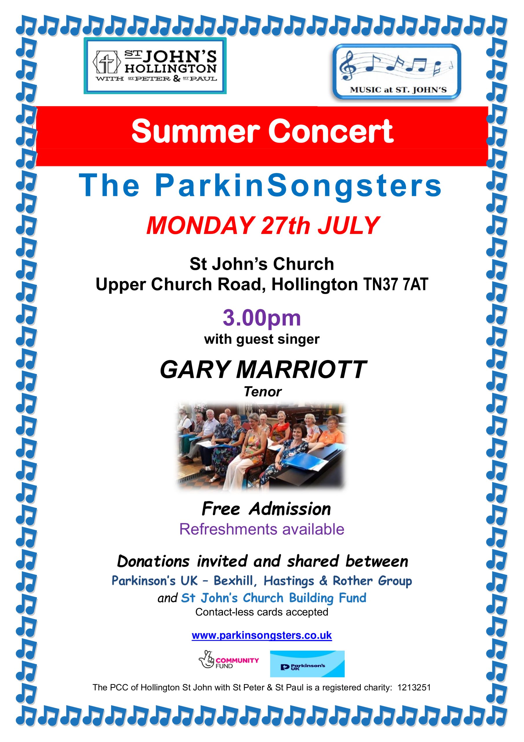 ParkinSongsters Poster July 2026 jpg